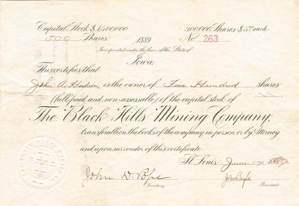 Black Hills Mining Co.